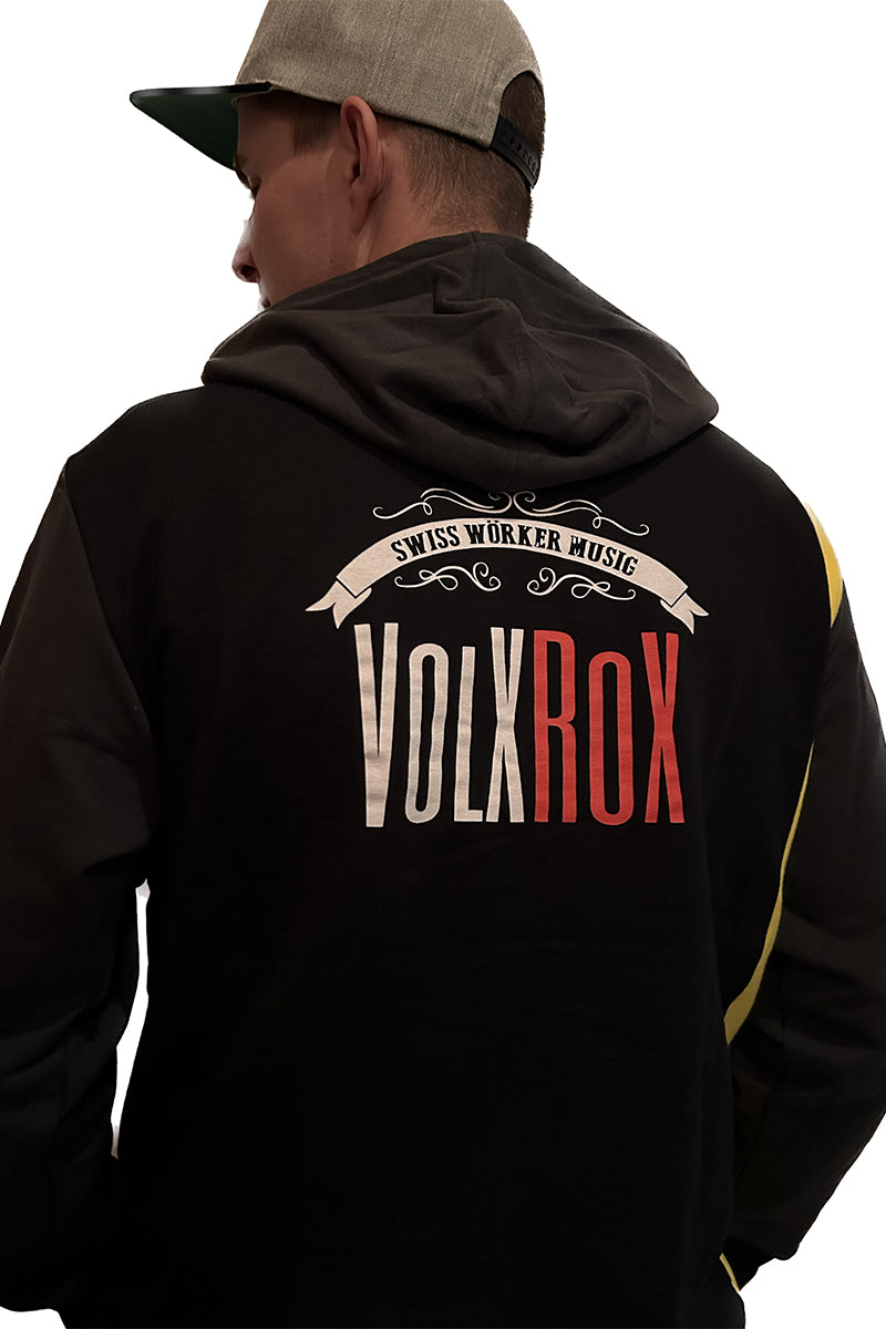 VolXRoX - Pullover Schwarz-Gelb