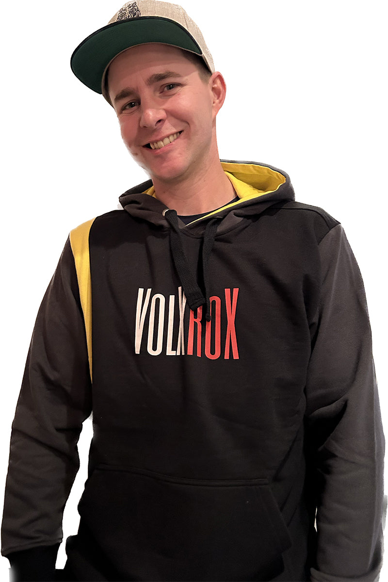 VolXRoX - Pullover Schwarz-Gelb